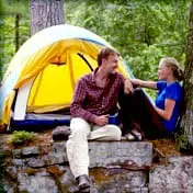 honeymoon-couple3 honeymoon couple camping