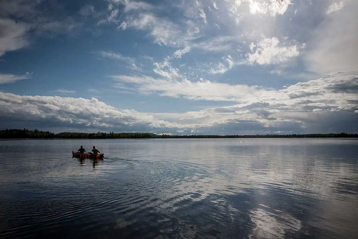 BWCA Boundary Waters Canoe Area Wilderness lake scene