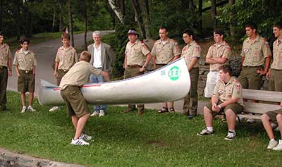 Boy Scout High Adventure canoe trip